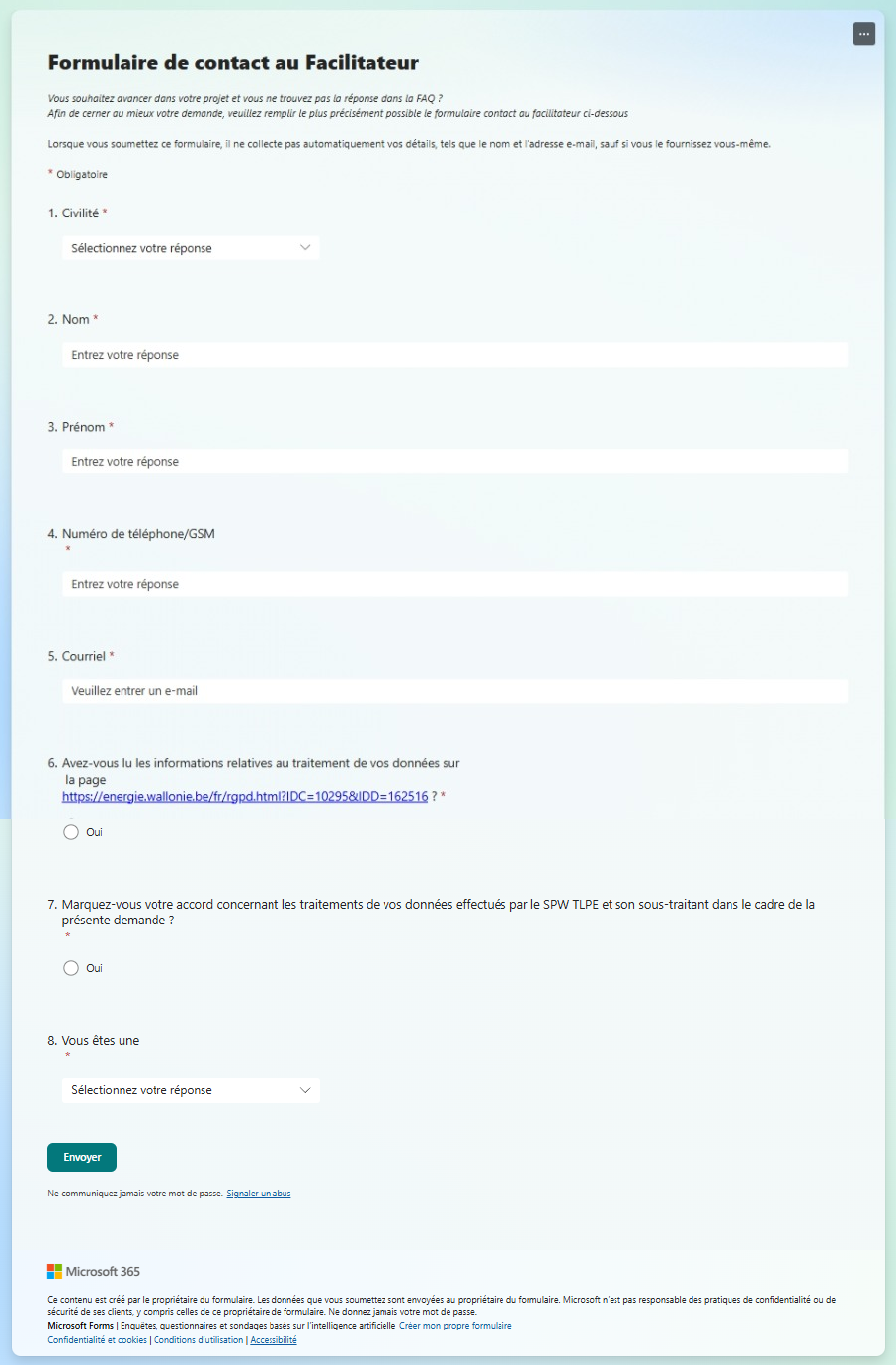 Facilitateur Partage et Communautés d'Énergie en Wallonie
