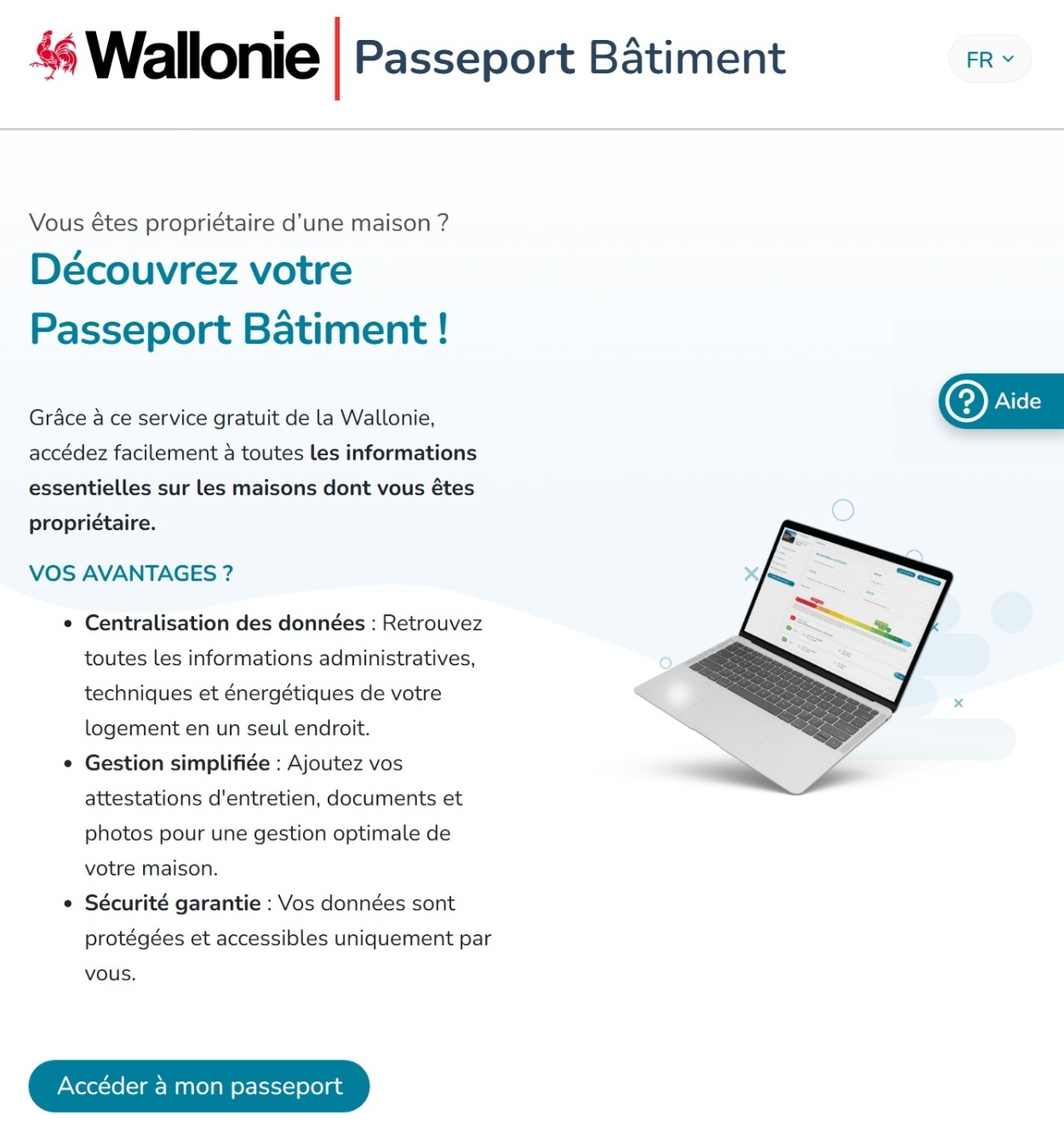 Passeport bâtiment wallon