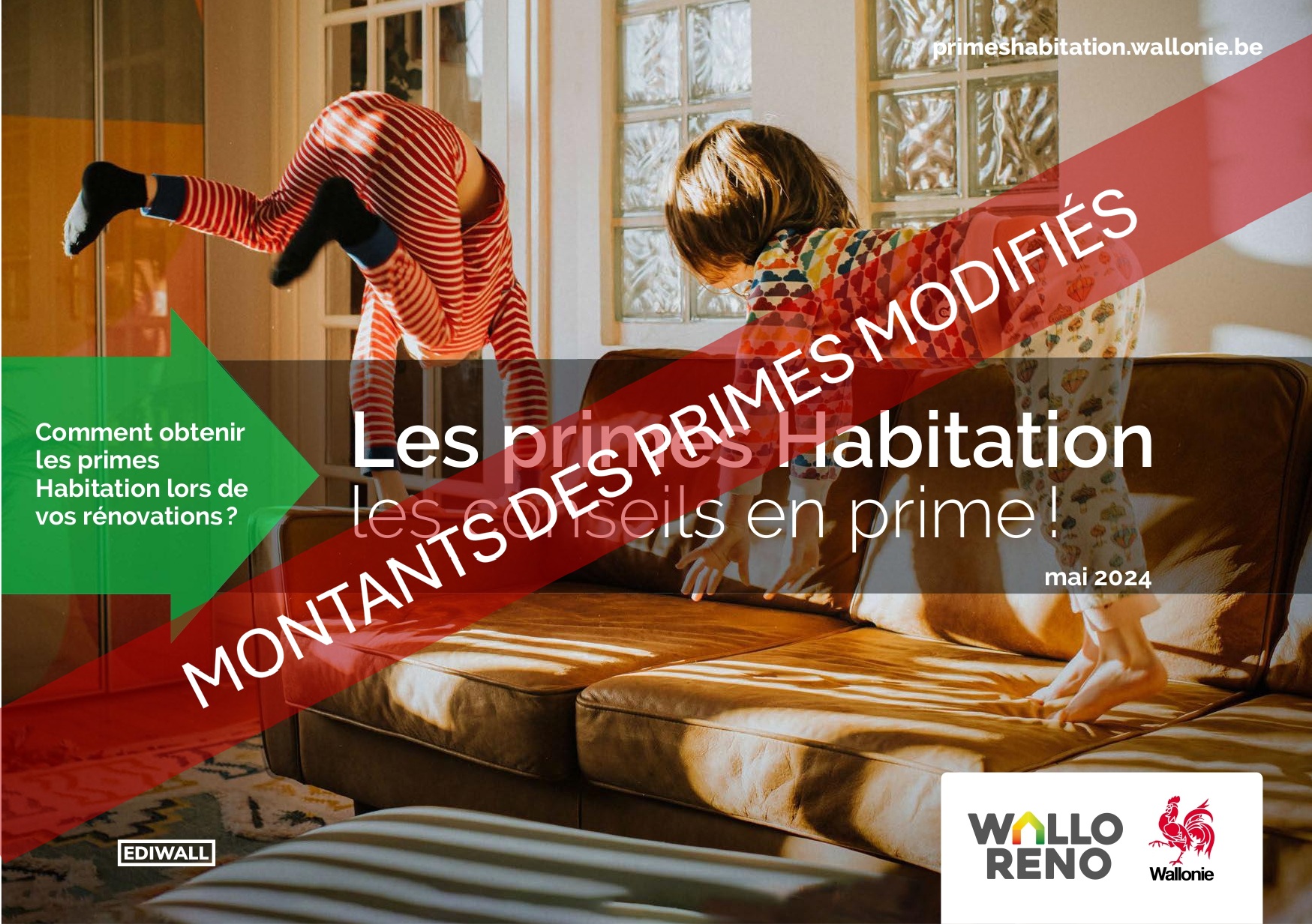 Les primes Habitation en Wallonie