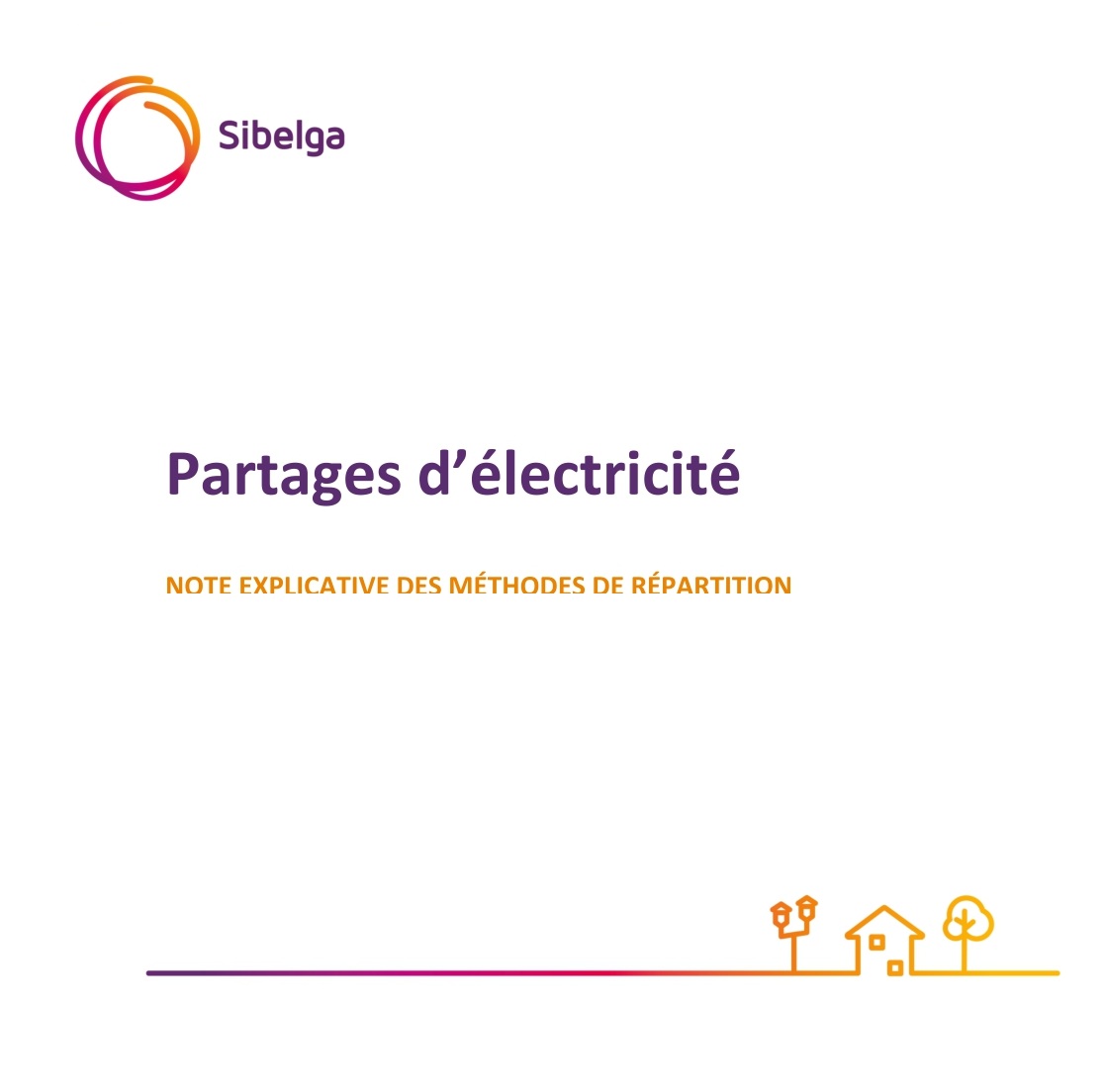 Méthodes de répartition pour un partage d'énergie à Bruxelles