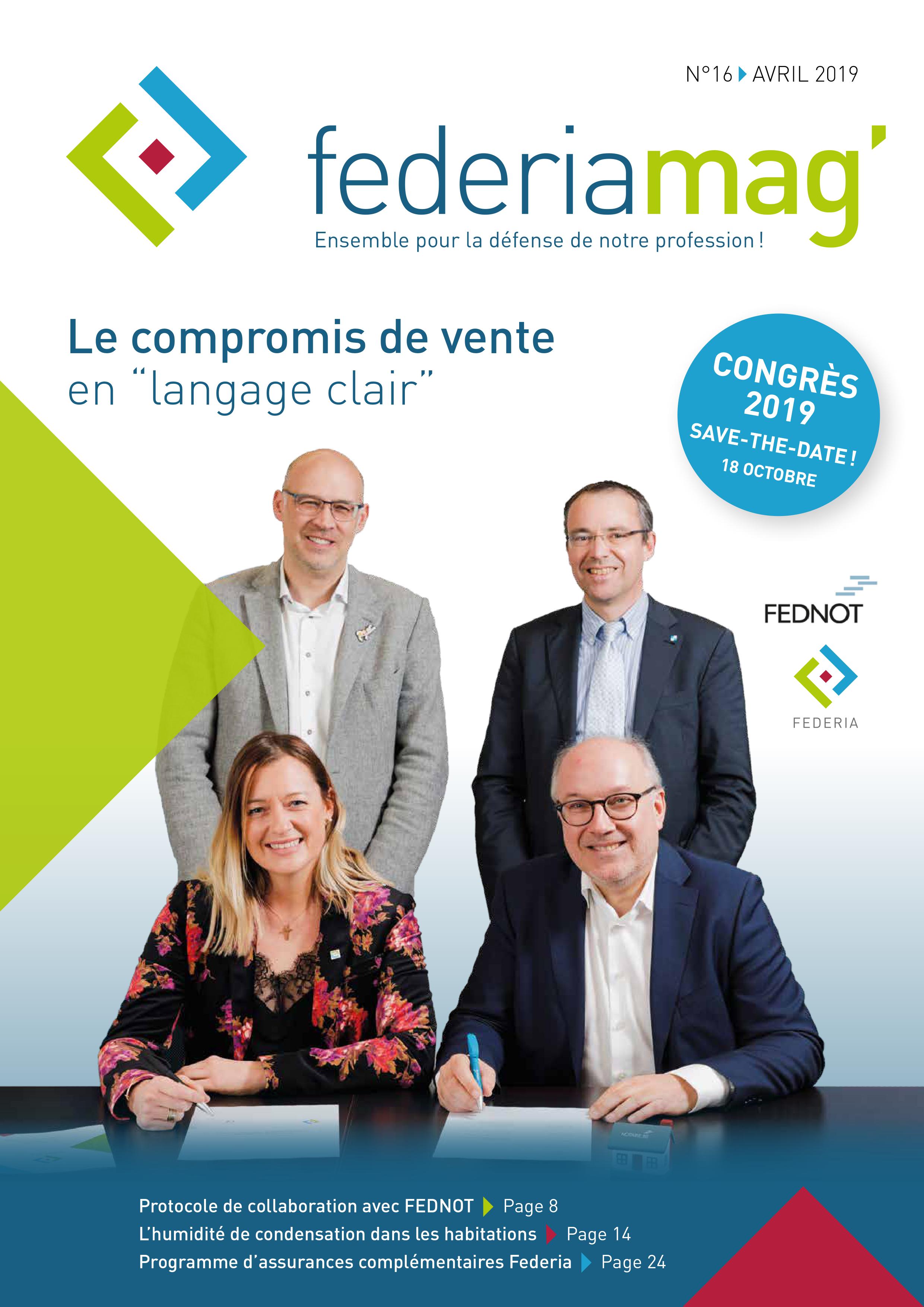 N°16 - Avril 2019 : Le compromis de vente 