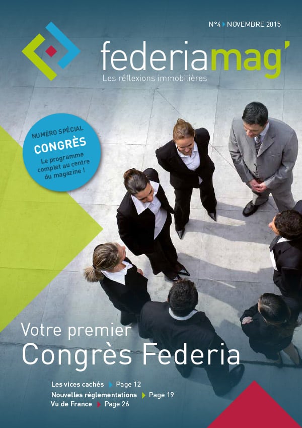 N°04 - novembre 2015 : Votre premier Congrès Federia